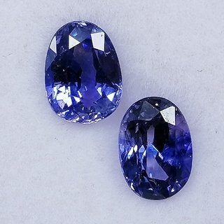 2 Zafiros Naturales 1.60 ct Certificado IGE