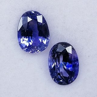 2 Zafiros Naturales 1.60 ct Certificado IGE