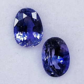 2 Zafiros Naturales 1.60 ct Certificado IGE