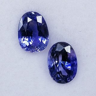 2 Zafiros Naturales 1.60 ct Certificado IGE