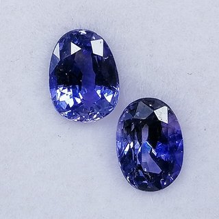 2 Zafiros Naturales 1.60 ct Certificado IGE