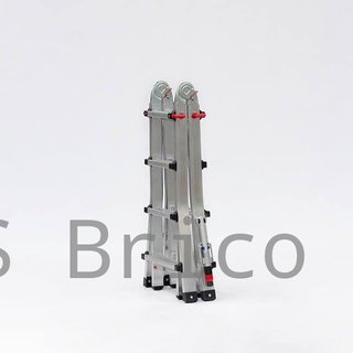 Escalera Telescópica Aluminio 5+5 Peldaños Teleflex