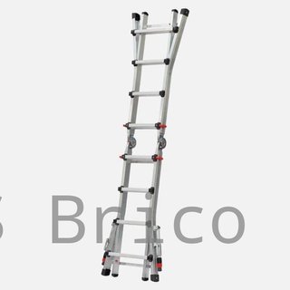 Escalera Telescópica Aluminio 5+5 Peldaños Teleflex