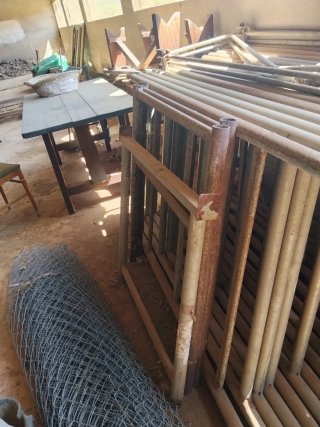 Andamio de construcción metálico