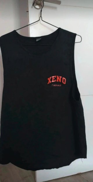 Lote Camisetas tirantes hombre gym negra