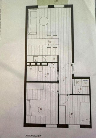 Piso en alquiler en Les Corts en Barcelona