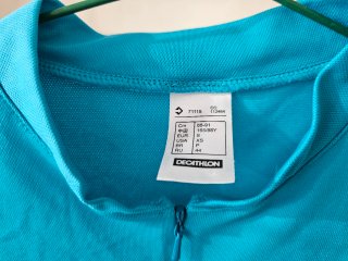 Maillot Ciclismo Mujer Azul Talla S