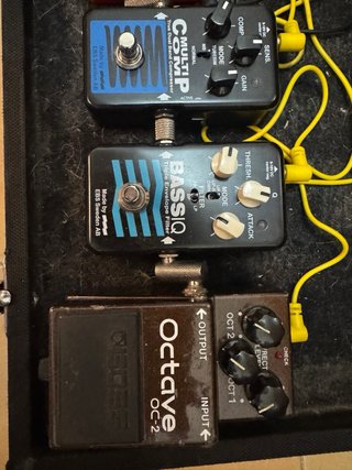 Pedalera Bajo TC Electronic, EBS,BOSS, etc