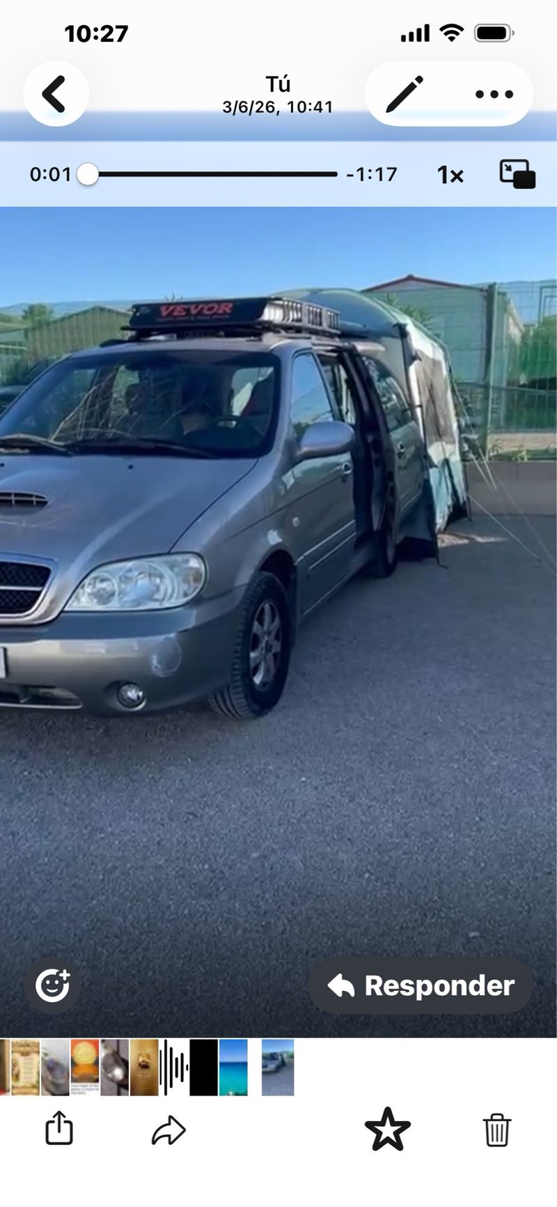 KIA Carnival 2002 camperizada - foto 1