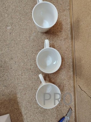 Confezione da 3 tazze da decorare