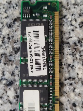2 Módulos Memoria RAM PC100 SDRAM