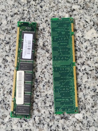 2 Módulos Memoria RAM PC100 SDRAM