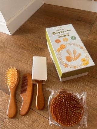 Set Spazzole e Pettine Bambino Legno
