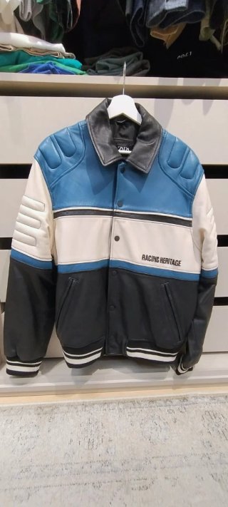 Chaqueta Zara estilo motero PIEL