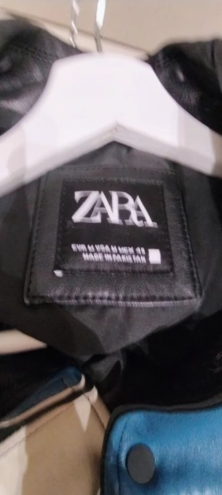 Chaqueta Zara estilo motero PIEL