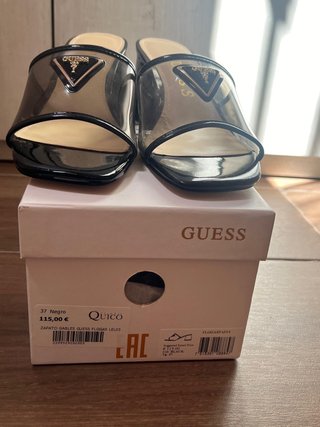 Sandalias Guess Gables Negras Talla 37