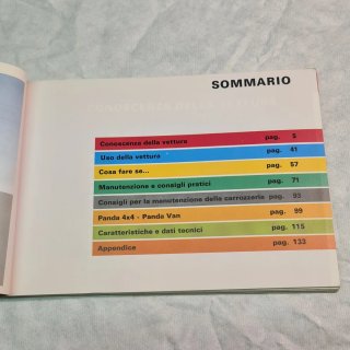 Manuale Uso e Manutenzione Fiat Panda