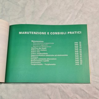 Manuale Uso e Manutenzione Fiat Panda