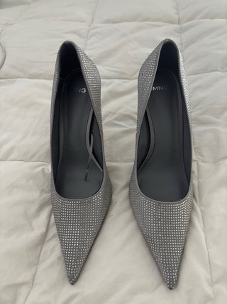 Zapatos Mango Talla 38 Brillantes