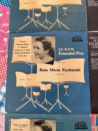 Lote Vinilos Historia de la Música y Piano