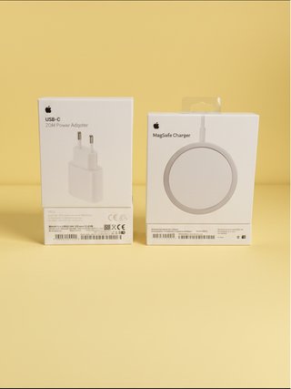Cargador Apple USB-C 20W y MagSafe