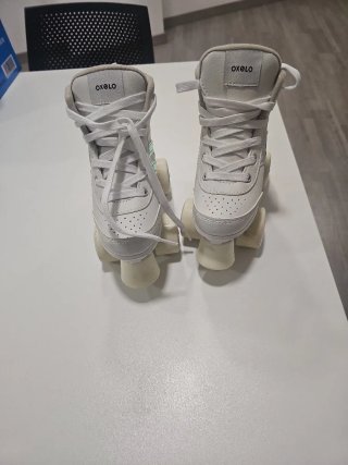Patines 4 Ruedas Blancos Talla 30