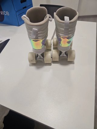 Patines 4 Ruedas Blancos Talla 30
