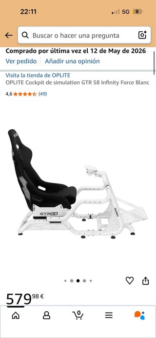 Cockpit Oplite S8 Simracing