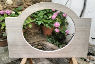 Encimera de mármol travertino para lavabo