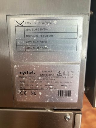 Horno de pastelería Mychef BAKER SHOP