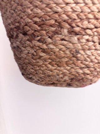 Bolso Zara Yute Natural Pequeño Nuevo