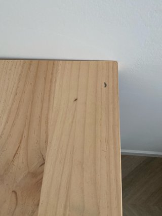Mesa recibidor madera y metal