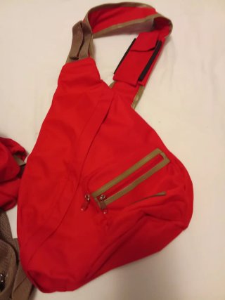 Conjunto de 3 Bolsas Overland Rojas