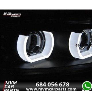 Faros Xenon Angel eyes Led para BMW Serie 3 E90 E9