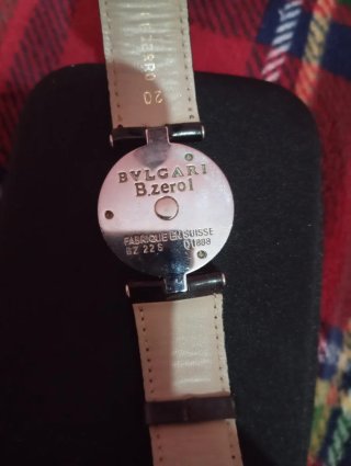 Reloj Bvlgari Negro y Plateado