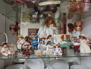 Collezione di bambole in porcellana