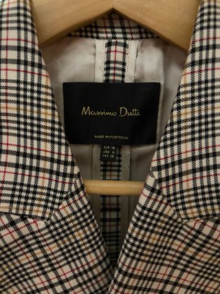 Traje  Massimo Dutti Príncipe de Gales Mujer