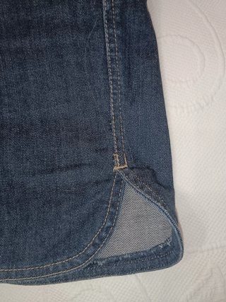 Minifalda vaquera Mango T32. Mujer, chica y niña.