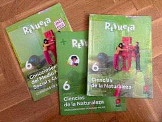 Libros texto 6º primaria