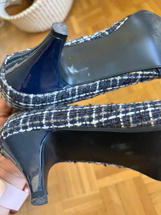 Zapatos azules tacón T40