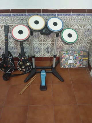 Pack Música PS3 Guitarras y Batería