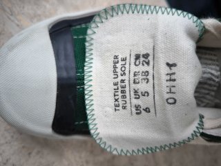Sneakers Moonstar verdi e bianche, usate poco