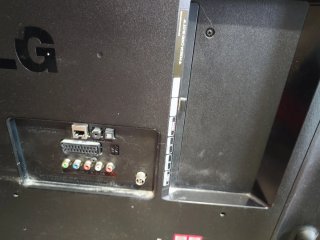 Televisión LG Negra