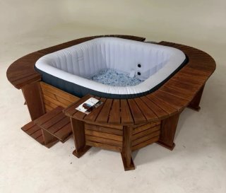 Spa Hinchable Bestway Palm Beach con Mueble