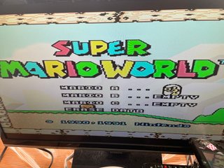 Super Nintendo SNES Super Mario World SNSP-MW-UKV-