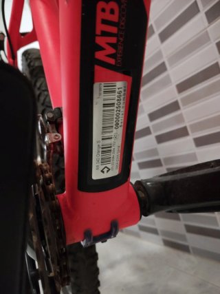 Bicicleta B'TWIN naranja MTB