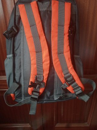 Mochila Vanaheimr Trekking Naranja/Gris