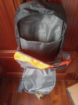 Mochila Vanaheimr Trekking Naranja/Gris