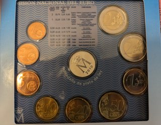 Estuches Primera Emisión Nacional del Euro