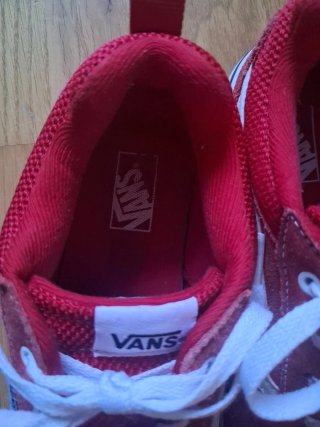 Zapatillas Vans Rojas